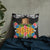 Tokelau Pillow - Coat Of Arms With Tropical Flowers - Polynesian Pride