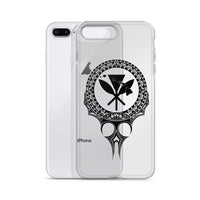 Kanaka Maoli Iphone Case The Eyes Black AH iPhone 7 Plus/8 Plus Phone Case Black - Polynesian Pride