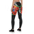 Tahiti Polynesian Leggings - Hibiscus Coat of Arm Black - Polynesian Pride