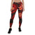 Tahiti Polynesian Legging - Red Plumeria Red - Polynesian Pride