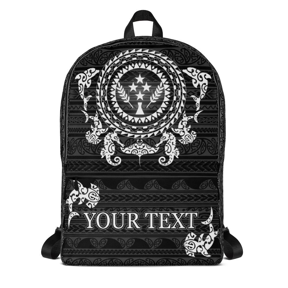 Kosrae State Backpack - Custom Ocean Animals Unisex - Polynesian Pride