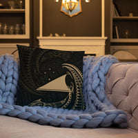 Tokelau Polynesian Basic Pillow - Gold Tribal Wave - Polynesian Pride