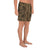 Polynesian Symmetry Gold Men's Athletic Long Shorts - Polynesian Pride