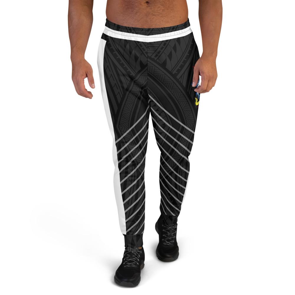 Cook Islands Custom Sweatpant - Line Style Polynesian Patterns Unisex Black - Polynesian Pride