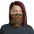 Polynesian Maori Mask Gold Unisex Neck Gaiter One Size Art - Polynesian Pride
