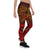 Polynesian Legging - Red Shark Polynesian Tattoo Red - Polynesian Pride