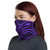 Polynesian Maori Mask Purple Unisex Neck Gaiter - Polynesian Pride