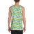 Tropical Plumeria Blue Hawaii Men's Tank Top AH - Polynesian Pride