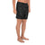 Polynesian Maori Lauhala Gray Men's Athletic Long Shorts - Polynesian Pride