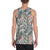 Tropical Palm Leaves And Flowers Hawaii Men's Tank Top AH - Polynesian Pride