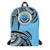 Federated States of Micronesia Backpack - Tattoo Pattern Blue - Polynesian Pride