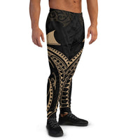 Tokelau Polynesian Sweatpant - Gold Tribal Wave - Polynesian Pride