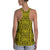 Polynesian Symmetry Yellow Hawaii Women's Racerback Tank Top - Polynesian Pride