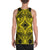 Polynesian Plumeria Mix Yellow Black - Hawaii Men's Tank Top - Polynesian Pride