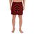 Polynesian Tatau Red Men's Athletic Long Shorts Art - Polynesian Pride