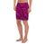 Polynesian Maori Lauhala Pink Men's Athletic Long Shorts - Polynesian Pride