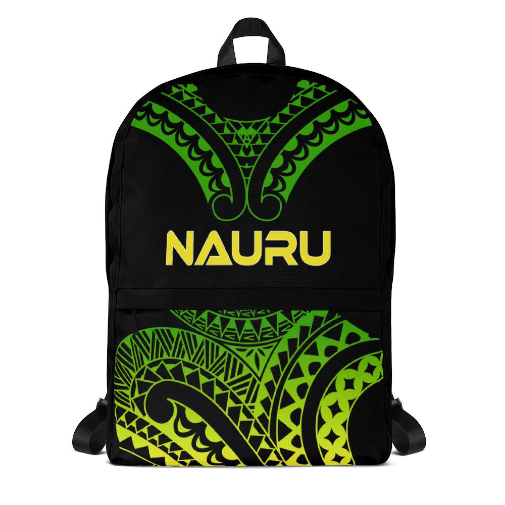 Nauru Polynesian Backpack - Reggae Tribal Pattern Reggae - Polynesian Pride