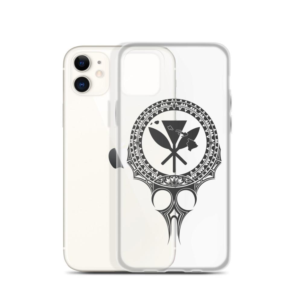 Kanaka Maoli Iphone Case The Eyes Gray AH iPhone 11 Phone Case Gray - Polynesian Pride