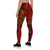 Fiji Leggings - Red Shark Polynesian Tattoo - Polynesian Pride