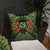 Hawaii Pillow - Coat Of Arms With Hibiscus Flowers - Polynesian Pride