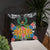 Pohnpei State Pillow - Coat Of Arms With Tropical Flowers - Polynesian Pride