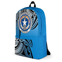 Northern Mariana Islands Polynesian Backpack - Tattoo Pattern - Polynesian Pride
