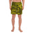 Polynesian Hawaiian Style Tribal Tattoo Yellow Men's Athletic Long Shorts Art - Polynesian Pride