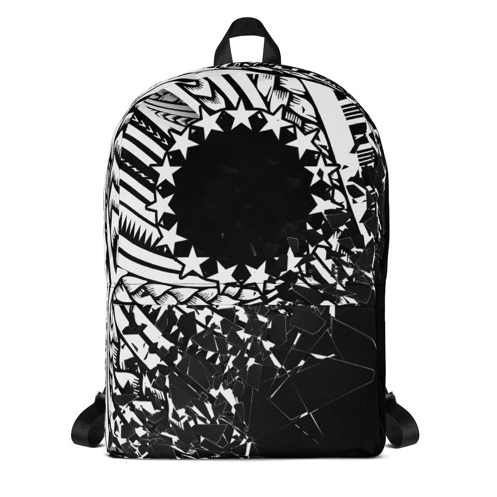 Cook Islands Polynesian Backpack - Broken Mirror WHITE - Polynesian Pride