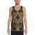 Polynesian Plumeria Mix Gold Black - Hawaii Men's Tank Top Gold - Polynesian Pride