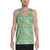 Hawaii Seamless Exotic Tiki Pattern - Hawaii Men's Tank Top AH White - Polynesian Pride