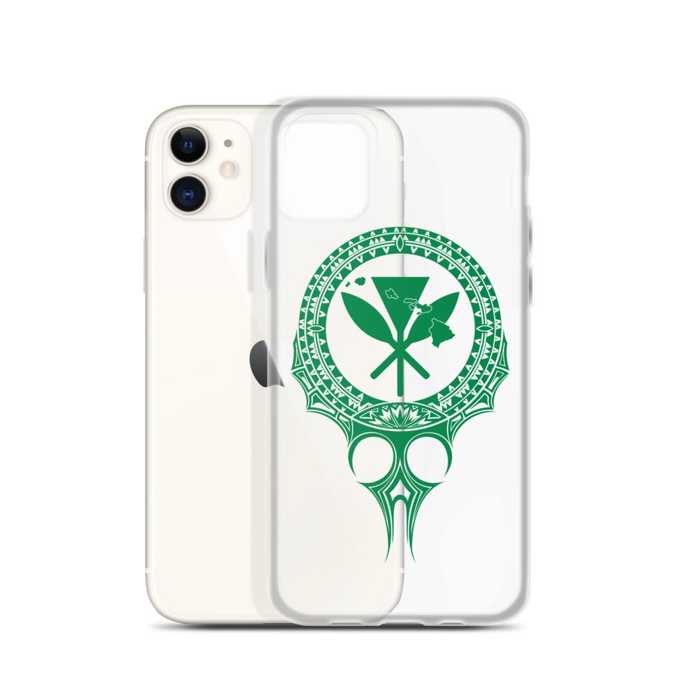 Kanaka Maoli Iphone Case The Eyes Green AH iPhone 11 Phone Case Green - Polynesian Pride