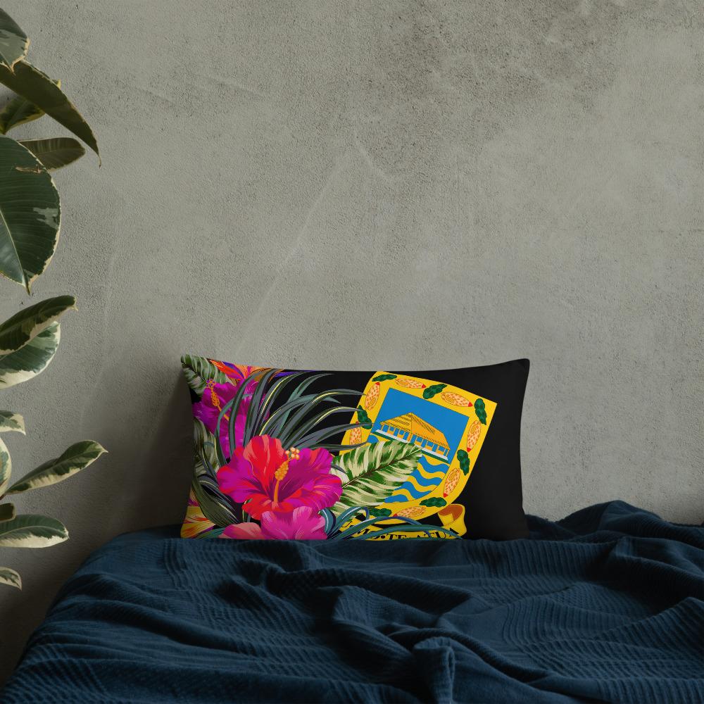 Tuvalu Polynesian Basic Pillow - Tropical Bouquet - Polynesian Pride
