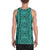 Polynesian Symmetry Turquoise - Hawaii Men's Tank Top - Polynesian Pride