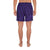 Polynesian Nation Violet Men's Athletic Long Shorts - Polynesian Pride