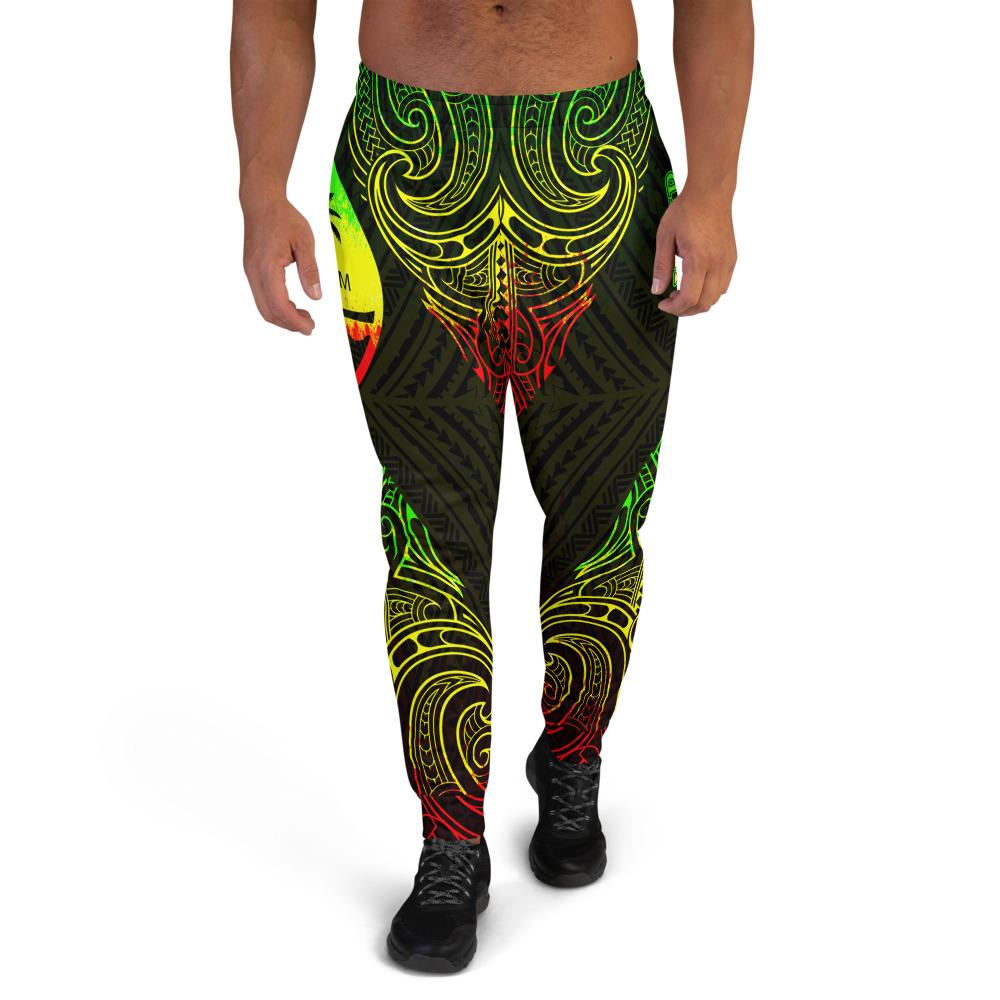 Guam Custom Sweatpant - Polynesian Patterns Reggae Color Unisex Reggae - Polynesian Pride