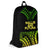 Wallis and Futuna Polynesian Backpack - Reggae Tribal Pattern - Polynesian Pride