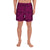 Polynesian Lauhala Mix Pink Men's Athletic Long Shorts Art - Polynesian Pride