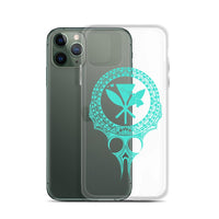 Kanaka Maoli Iphone Case The Eyes Turquoise AH iPhone 11 Pro Phone Case Turquoise - Polynesian Pride