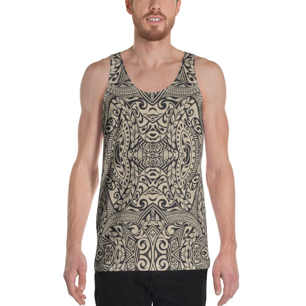 Polynesian Culture Old - Hawaii Men's Tank Top Purple - Polynesian Pride