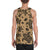 Polynesian Turtle Palm And Sea Pebbles Gold - Hawaii Men's Tank Top - Polynesian Pride