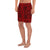 Polynesian Symmetry Red Men's Athletic Long Shorts - Polynesian Pride