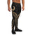 Pohnpei Micronesia Sweatpant - Gold Tribal Wave - Polynesian Pride