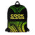 Cook Islands Polynesian Backpack - Reggae Tribal Pattern Black - Polynesian Pride