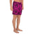 Polynesian Kakau Turtle Pink Men's Athletic Long Shorts - Polynesian Pride