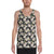 Tropical Toucans Hibiscus Palm Leaves Hawaii Men's Tank Top AH White - Polynesian Pride