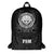 Federated States of Micronesia Backpack - White Tribal Pattern Black - Polynesian Pride