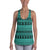 Polynesian Tattoo Tribal Turquoise Hawaii Women's Racerback Tank Top Art - Polynesian Pride