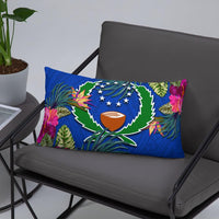 Pohnpei Polynesian Pillow - Hibiscus Surround - Polynesian Pride