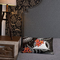 Tokelau Polynesian Pillow - White Plumeria - Polynesian Pride