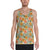 Tropical Flowers Hibiscus Pink Yellow Hawaii Men's Tank Top AH White - Polynesian Pride